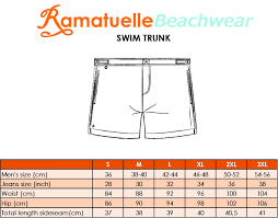 Size Chart Ramatuelle Beachwear