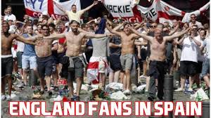 Fury as england fans hurl beer over tourists and jump into canal. England Away Fans In Spain 2018 Youtube