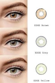 Shopping for someone else but not sure wich color to give them? Microeyelenses Com Colored Contact Lenses Online Shop Edge Series Brown Gray And Yellow Contact Lenses Colored Contact Lenses Online Eye Lens Colour
