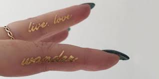 They don't make tattoo ink out of gold or silver because the ink would be ultra expensive, and it wouldn't look like gold or silver. Metallic Tattoos To Make Your Summer Even More Instagrammable