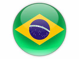 Add to favorites juneteenth flag button 1 inch black. Round Icon Illustration Of Flag Of Brazil