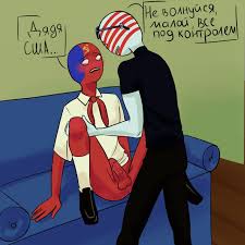 Raw Countryhumans gay - America Russia sexual moment