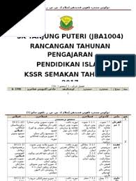 Rpt pendidikan islam prasekolah 2013. Rpt Pendidikan Islam Tahun 1 2017 Penggal 1