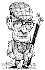 Resultado de imagen de miguel delibes dibujo