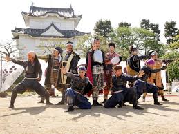 名古屋城の二之丸広場で5月2日 名古屋おもてなし武将隊 が新メンバーの お披露目式 を行った おもてなし武将隊 名古屋 城