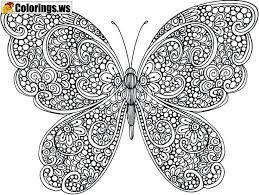 If these pictures are not enough for you, look at 70 more coloring pages with butterflies here: Difficult Hard Butterfly Coloring Pages Novocom Top