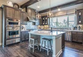 Modern kitchen with dark stain shaker cabinets. Kitchen Cabinet 4 Taylorcraft Cabinet Door Company Stained Kitchen Cabinets Brown Kitchen Cabinets Gray Stained Cabinets