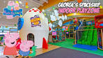 PEPPA PIG Indoor Play Area in Peppa Pig World | George's ... - YouTube