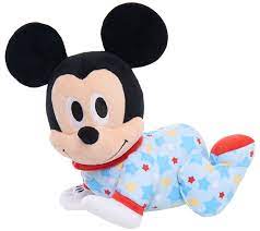 Mickey Or Minnie Musical Crawling Baby Pal From Just Play Qvc Com Baby Boy Toys Baby Disney Baby Mickey Mouse
