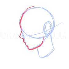 How to draw anime manga faces heads in profile side view manga. Side View Male Anime Face Drawing Tutorial Step By Step Drawing Guide By Runtyiscute1999 Dragoart Com