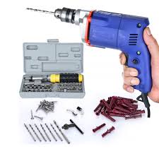 112 pcs drill machine screwdriver set combo