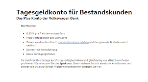 Przypominamy, że volkswagen bank od dnia 22 listopada 2015 r. Volkswagen Bank Direct 2021 Plus Konto Konditionen Im Test