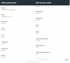 Can anyone provide me with the unlock pin for my phone, if globe will give me . Globe Gprs And Apn Settings