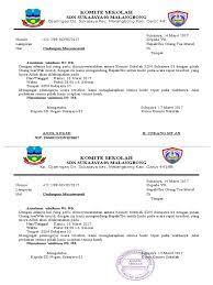 Panitia pemilihan ketua rukun tetangga (rt) 02 rw 11. Surat Undangan Komite Sdn Sukajaya 03