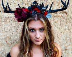 Unpainted 6 Point Antlers