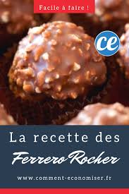 La Recette Facile Des Ferrero Rocher Mieux Que Chez L Ambassadeur Recette Recette Facile Recette Ferrero Rocher Recette