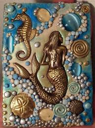 Aceo Mermaid Polymer Clay Polymer Clay Crafts Polymer Clay Projects Polymer Clay