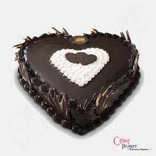 Heart Shape Birthday Chocolate Cake Images Heart Shape Chocolate Cake With Images Heart Shaped Cakes Cake Truffles Birthday Cake Delivery