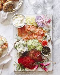 Smoked salmon spread is an easy appetizer recipe that's perfect for get togethers or as a main for brunch that's ready in just 10 minutes. Smoked Salmon Bagel Bar What S Gaby Cooking