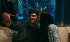 #q #noah centineo #tatbilb #noah centineo gif #angeline appel. Has There Ever Been A Cuter Kiss On The Cheek No Lana Condor And Noah Centineo Kiss In To All The Boys Video Popsugar Entertainment Photo 5