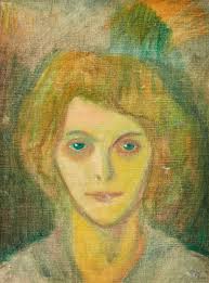 Axel Törneman (Swedish, 1880‑1925), Portrait of the artist's wife. Oil