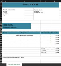 Modele De Facture Auto Entrepreneur Gratuit Mise A Jour 2022