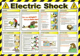 According to the health and safety executive roughly 20 people die from electric shock or electrical burns at work each year. Electric Shock Safety Posters Safety Sign Shop Uk Ireland