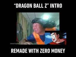 In the top photo, sonic the. Dragon Ball Z Intro Recreated With Zero Money Youtube
