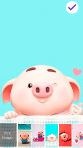 Download free backgrounds hd wallpapers for android & ios now! Cute Little Pig Kawaii Hd Wallpaper Screen Lock For Android Apk Download