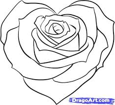 110lb card stock, hb pencil, fine line pen, sharpie marker pen. Http Www Dragoart Com Tuts Pics 9 5823 32279 How To Draw A Pretty Heart Step 6 Jpg Cute Heart Drawings Rose Coloring Pages Heart Drawing