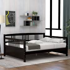 Maybe you would like to learn more about one of these? Churanty Solid Wood Daybed Full Size Bed Frame Multi Functional Daybed For Kids Espresso Walmart Com Walmart Com