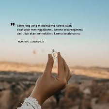 Cinta Kerana Allah Islamic Quotes Good Night Quotes Kata Kata Motivasi