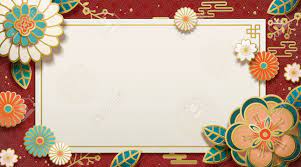 Floral pattern with space for words. Flower Paper Art With Copy Space For Greeting Words On Scarlet Royalty Free Cliparts Vectors And Stock Illustration Image 115241196