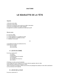Pour que nous puission courber le dos, les vertèbres sont séparé par quoi. Le Squelette De La Tete