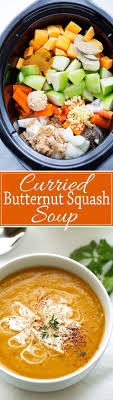 Curried Butternut Squash Soup Slow Cooker Recipe Slow Cooker Curry Butternut Squash Soup Slow Cooker Curried Butternut Squash Soup