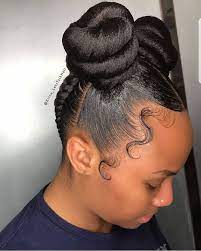 In addition to being an amazing way to extend the life of your hair washing day, the pineapple bun is also a gorgeous hairstyle you can wear out and about. Hairstyle For Black Women On Instagram Hair Bunhairstyles Bunhairstylediy Hairstyles Hairca Natural Hair Styles Hair Styles Bun Hairstyles For Long Hair