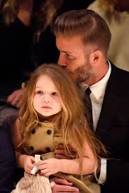 How David Saved Harper S Long Hair The Beckham Family David And Victoria Beckham Harper Beckham
