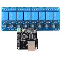 Network Ethernet Relay Module LAN WAN Network Web Server with RJ 45  Interface + 8 Channel Relay Module: Amazon.com: Industrial & Scientific