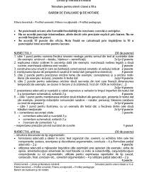 Scrie pe foaia de examen, în enunțuri, răspunsul la fiecare dintre următoarele cerinţe. Simulare Bac Subiecte Si Barem De Corectare Limba Romana Pentru Clasa A Xi A