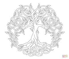 Celtic Tree Of Life Coloring Page Free Printable Coloring Pages Celtic Coloring Mandala Coloring Pages Celtic Mandala