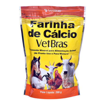 FARINHA DE CALCIO VETBRAS 200GR