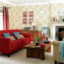 An amber cabinet adds even more variety. 4k Wallpaper Living Room Red And Cream Wallpaper