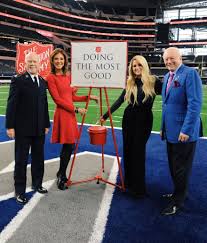 Meghan Trainor Kicks Off 128th Red Kettle Campaign With Live Halftime Performance During Dallas Cowboys Thanksgiving Day Game Pro Dance Cheer