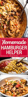 Cheeseburger Casserole Homemade Hamburger Helper Recipe Homemade Hamburgers Recipes Diy Food Recipes