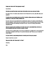 Following rules or customs, often in an exact and proper way. How To Write A Letter To Your Penpal With Pictures Wikihow