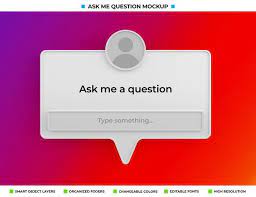 Download Premium Psd Ask Me A Question Instagram Filter Mockup Isolated On Phone Screen