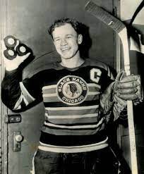 Bill Mosienko After Scoring 3 Goals In 21 Seconds 1952 Chicago Blackhawks Chicago Blackhawks Blackhawks Chicago Blackhawks Players
