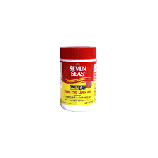 Click to see full answer. Seven Seas One A Day Pure Cod Liver Oil 60caps Vitamins From Pharmeden Uk
