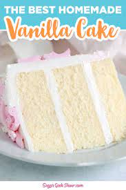 The Best Moist Vanilla Cake Recipe Recipe Homemade Vanilla Cake Best Vanilla Cake Recipe Vanilla Cake Recipe