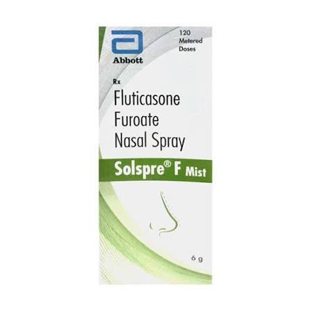 SOLSPRE F MIST 6g Nasal Spray 120md Price, Uses, Side effects, Substitutes | Netmeds